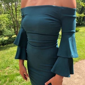 Gianni Bini Forest Green Bodycon Dress